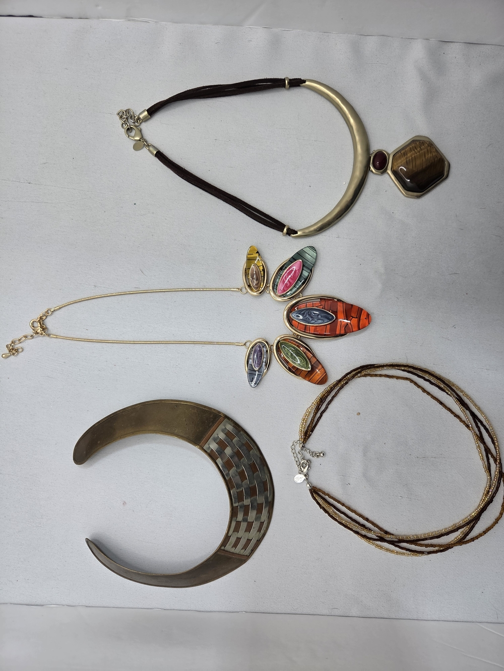 HUGE 39-Pc Vintage & Modern Jewelry Lot CHICOS PREMIER SARAH COV Estate Necklace - Picture 7 of 12